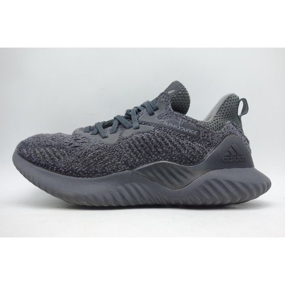 Adidas Alpha Bounce Black Mesh Lace Up Athletic Running Shoes Women's 7.5 - Picture 7 of 10